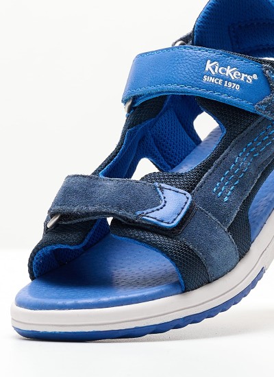 Kids Flip Flops & Sandals Flumek Blue ECOleather Mood