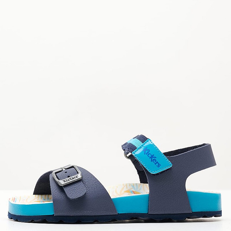 Kids Flip Flops & Sandals Sostreet Blue ECOleather Kickers