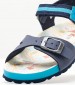 Kids Flip Flops & Sandals Sostreet Blue ECOleather Kickers