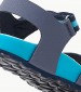 Kids Flip Flops & Sandals Sostreet Blue ECOleather Kickers