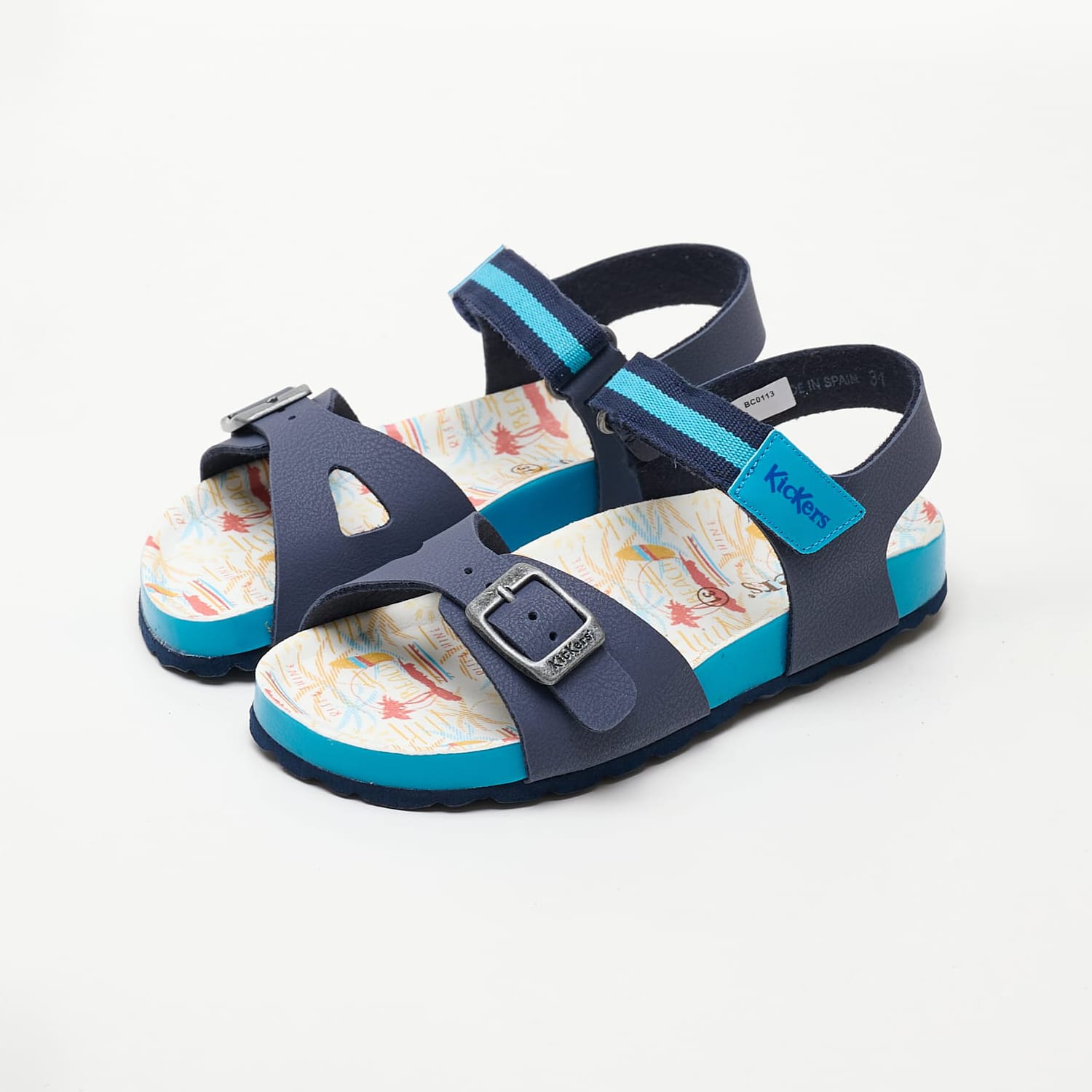 Kids Flip Flops & Sandals Sostreet Blue ECOleather Kickers Kids Flip Flops & Sandals Sostreet Blue ECOleather Kickers