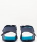 Kids Flip Flops & Sandals Sostreet Blue ECOleather Kickers