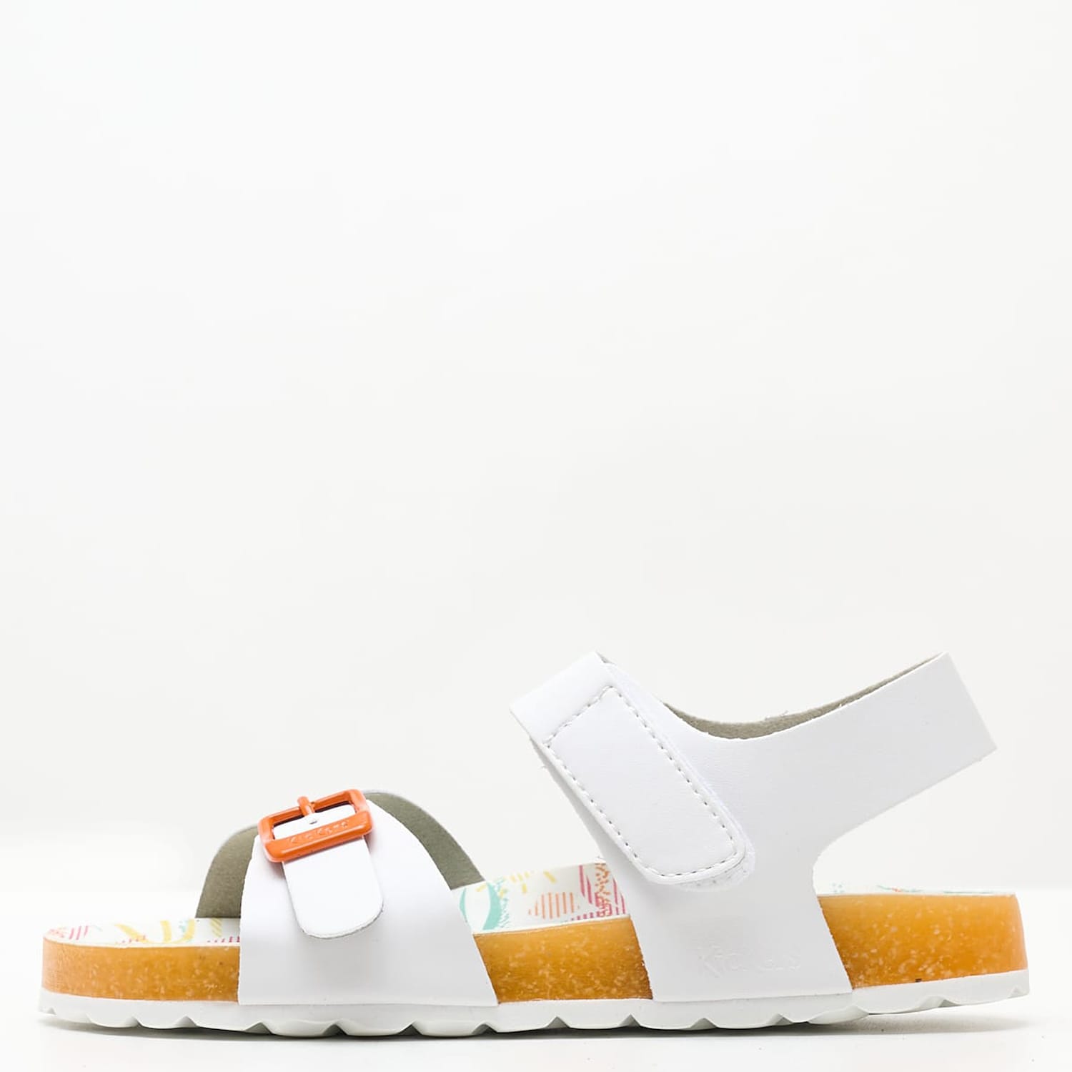 Παιδικές Σαγιονάρες & Πέδιλα Sunkro.2 Άσπρο ECOleather Kickers