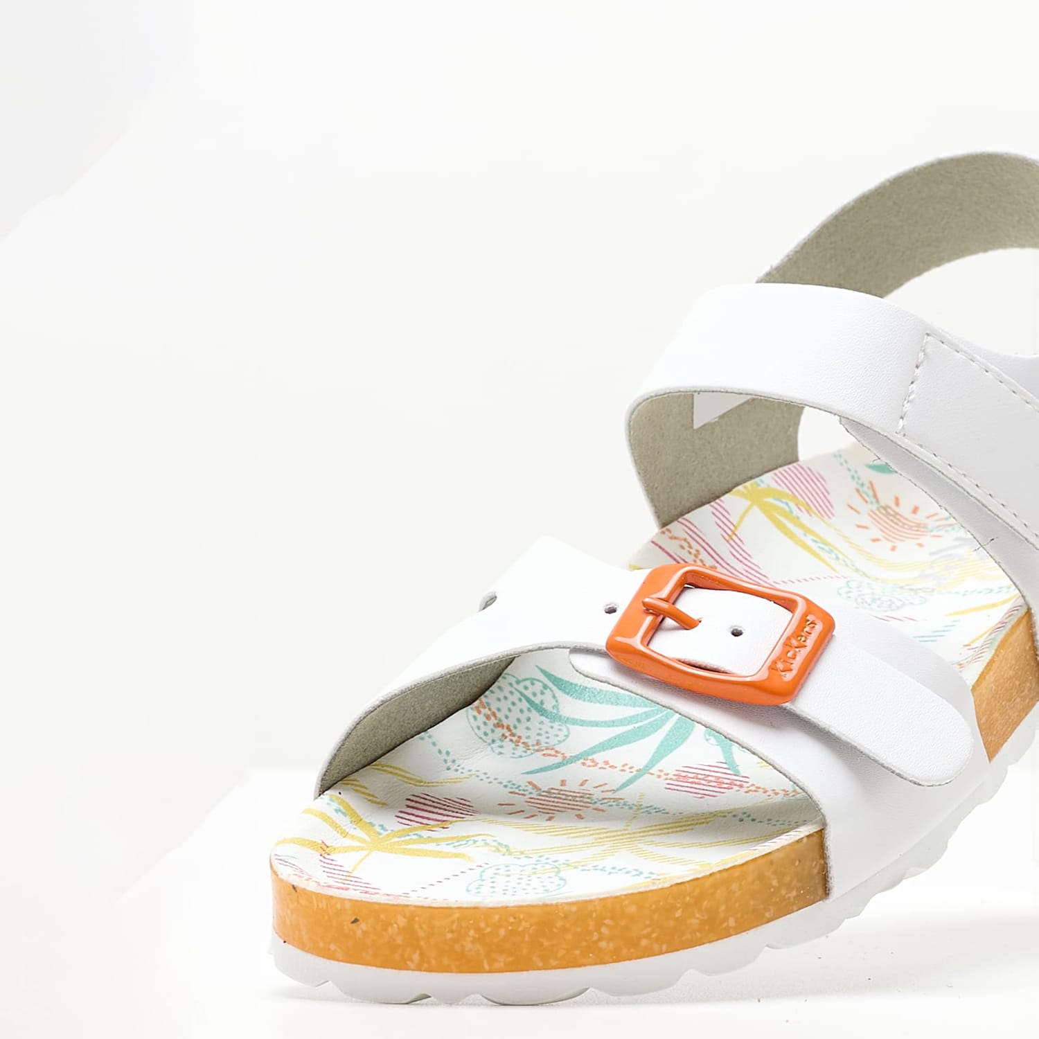 Παιδικές Σαγιονάρες & Πέδιλα Sunkro.2 Άσπρο ECOleather Kickers