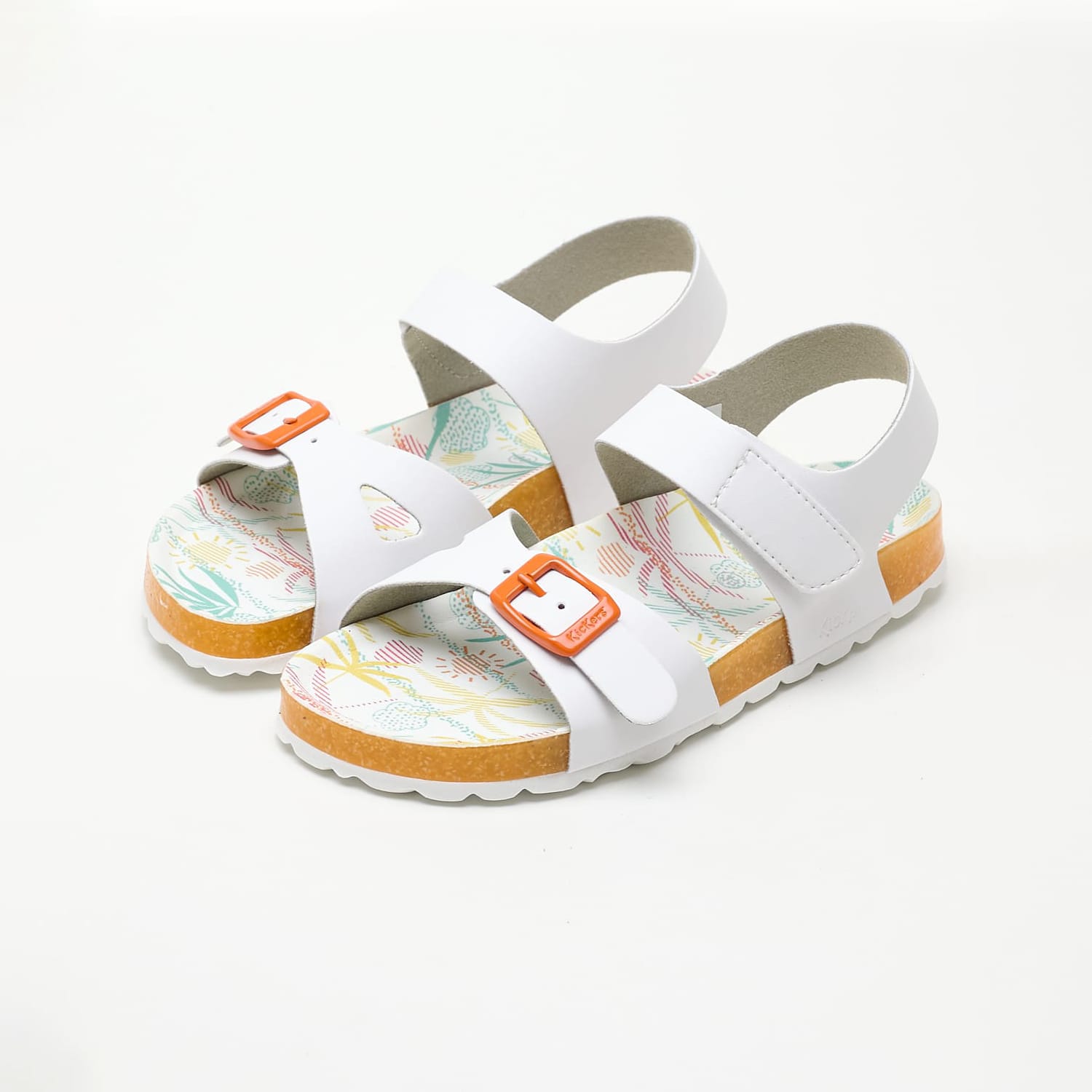 Παιδικές Σαγιονάρες & Πέδιλα Sunkro.2 Άσπρο ECOleather Kickers Παιδικές Σαγιονάρες & Πέδιλα Sunkro.2 Άσπρο ECOleather Kickers