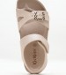 Kids Flip Flops & Sandals Sunkro.Sd Beige Nubuck Leather Kickers