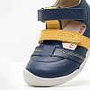 Kids Flip Flops & Sandals Waffel.B Blue Leather Kickers Kids Flip Flops & Sandals Waffel.B Blue Leather Kickers