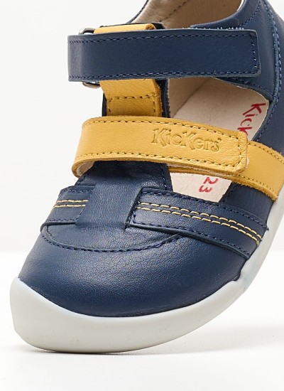 Kids Flip Flops & Sandals Flumek Blue ECOleather Mood