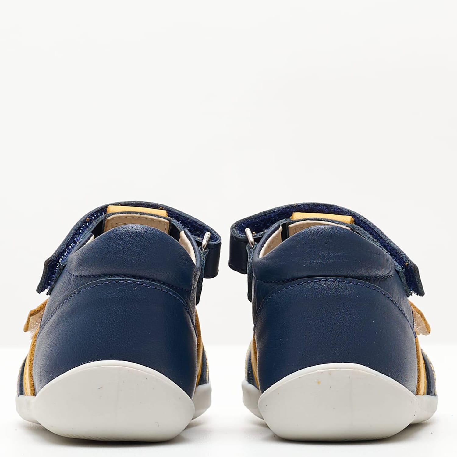 Kids Flip Flops & Sandals Waffel.B Blue Leather Kickers Kids Flip Flops & Sandals Waffel.B Blue Leather Kickers