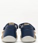 Kids Flip Flops & Sandals Waffel.B Blue Leather Kickers