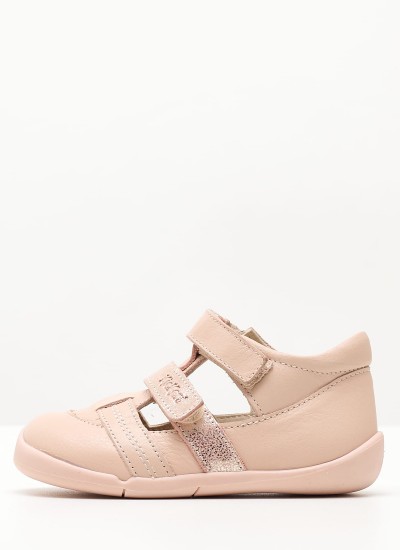 Παιδικές Σαγιονάρες & Πέδιλα Waffel Nude Δέρμα Kickers