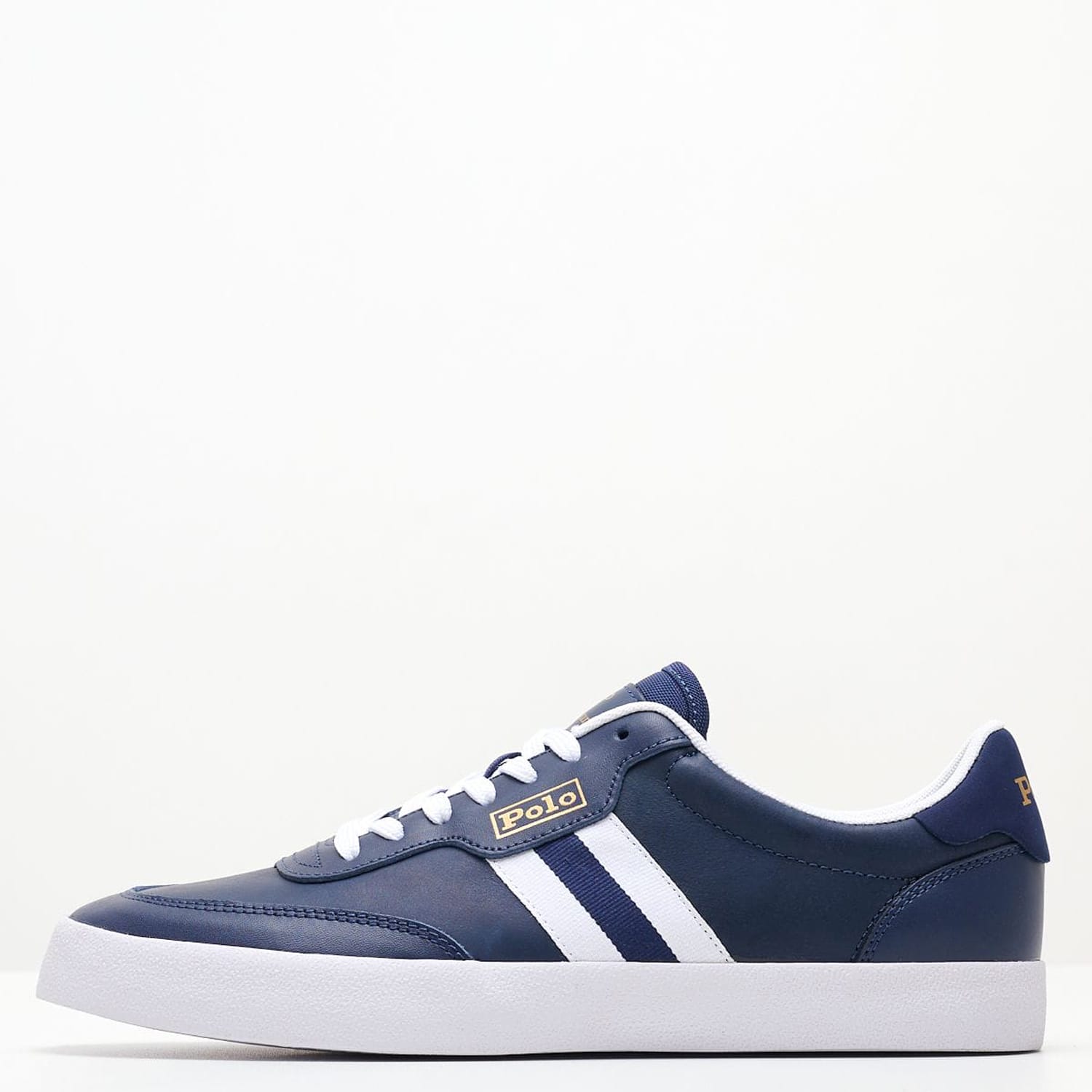 Ανδρικά Παπούτσια Casual Court.Sneaker Μπλε Δέρμα Ralph Lauren