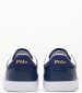 Men Casual Shoes Court.Sneaker Blue Leather Ralph Lauren