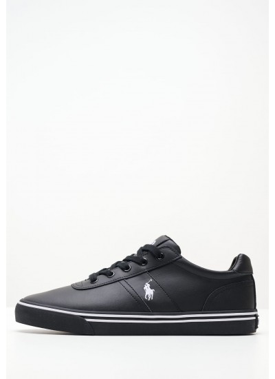 Ανδρικά Παπούτσια Casual Eaton.Basic.2 Μαύρο Δέρμα Pepe Jeans