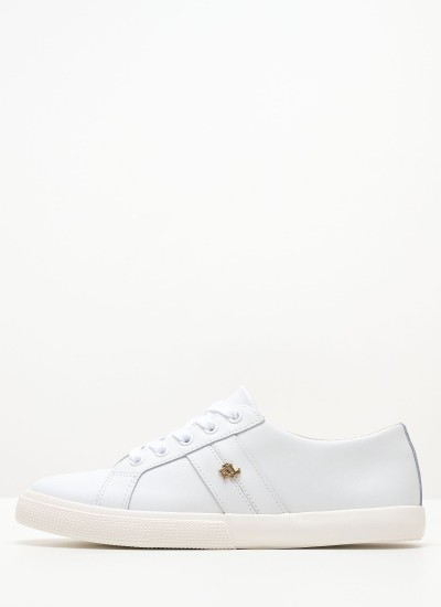 Γυναικεία Παπούτσια Casual Janson.Sk Άσπρο Δέρμα Ralph Lauren