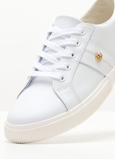 Γυναικεία Παπούτσια Casual Janson.Sk Άσπρο Δέρμα Ralph Lauren