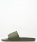 Men Flip Flops & Sandals P.Slide Green Rubber Ralph Lauren