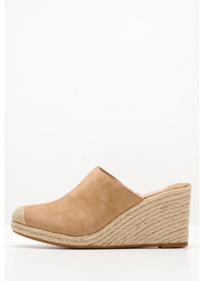 Women Mules Pennie.Esp Beige Buckskin Ralph Lauren