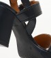 Women Sandals 2572 Black Leather Alpe