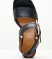 Women Sandals 2572 Black Leather Alpe