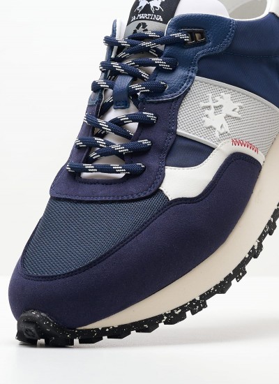 Ανδρικά Παπούτσια Casual Court.Sneaker Μαύρο Δέρμα Ralph Lauren