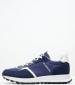 Men Casual Shoes M231010 Blue Buckskin La Martina