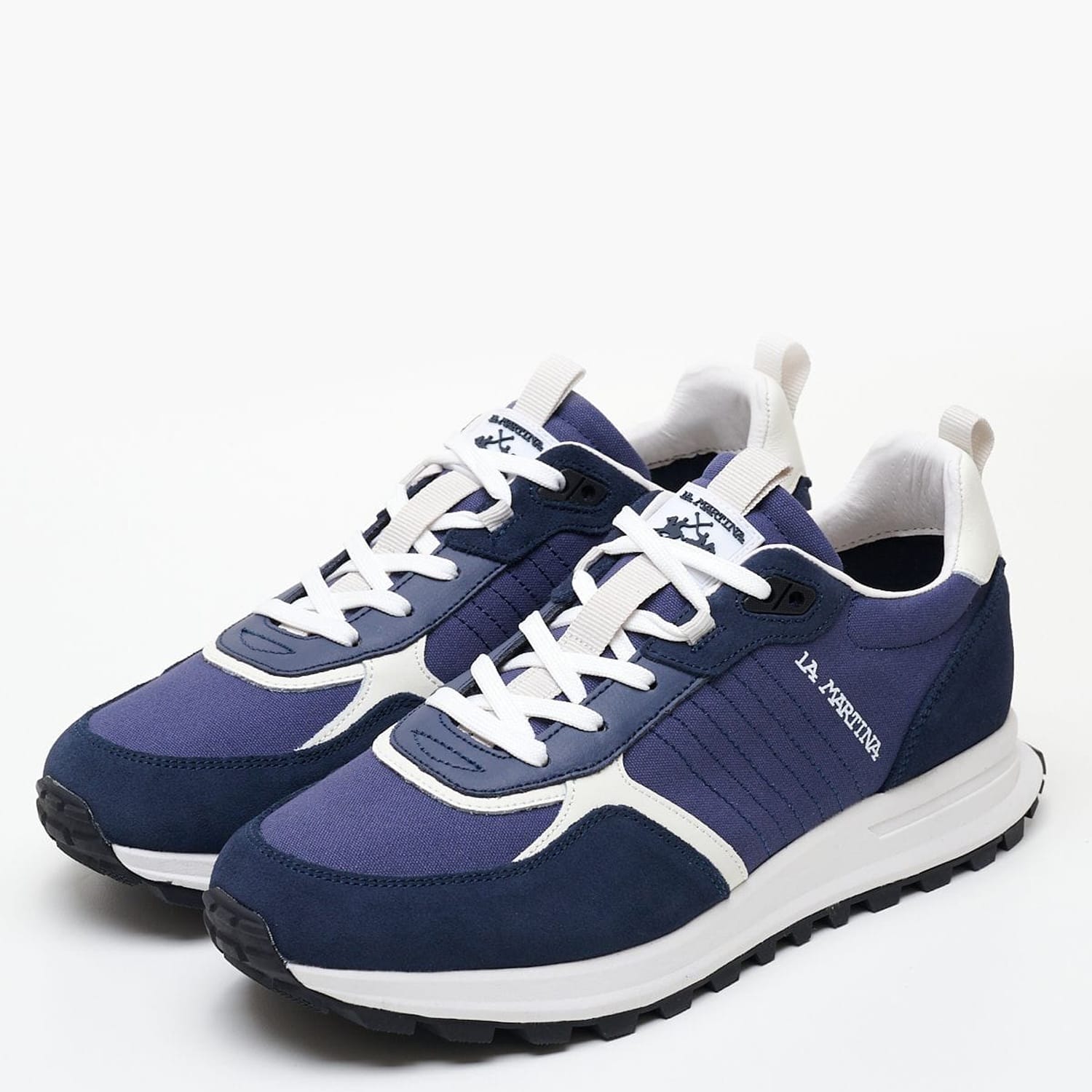 Men Casual Shoes M231010 Blue Buckskin La Martina Men Casual Shoes M231010 Blue Buckskin La Martina