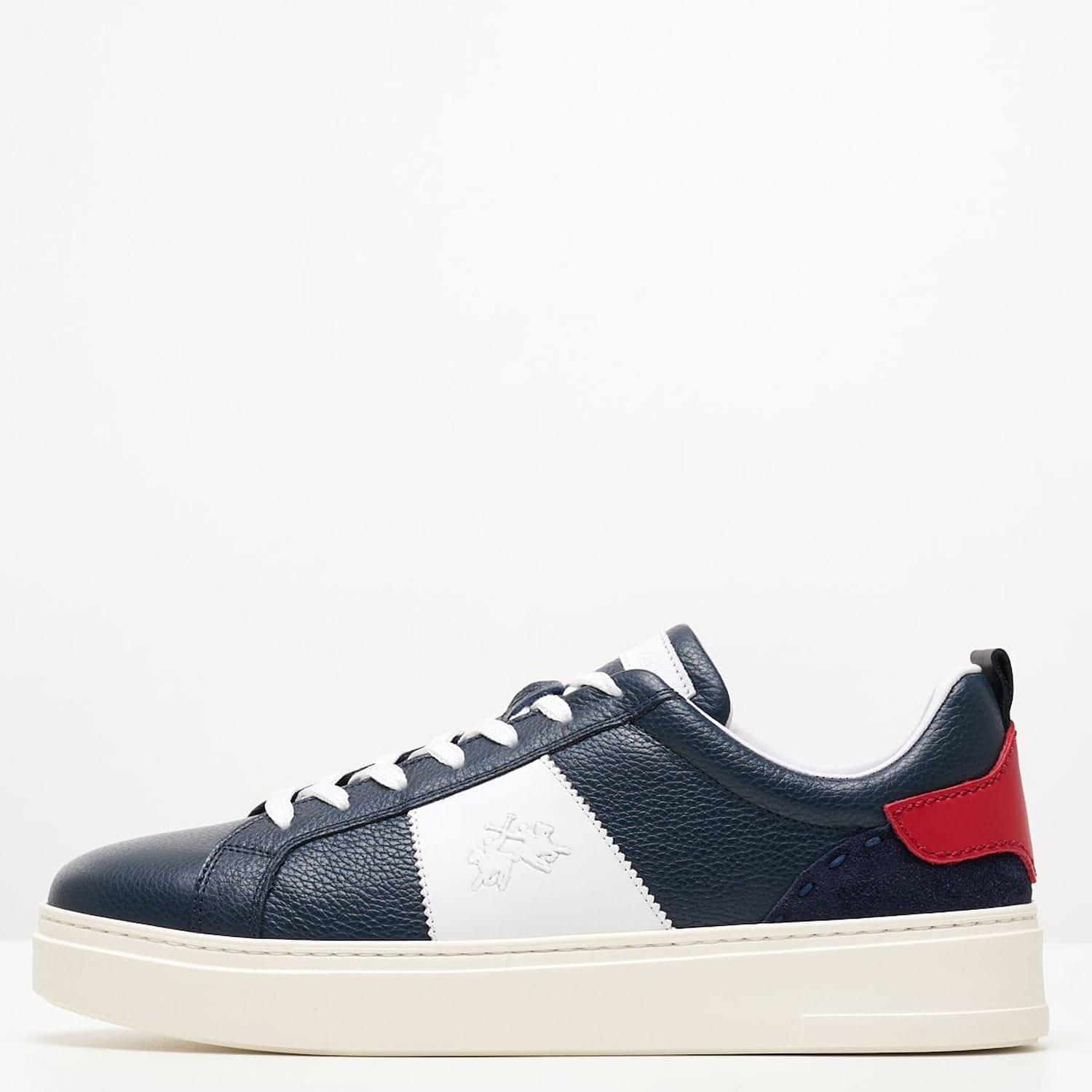 Men Casual Shoes M231052 Blue Leather La Martina