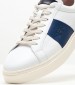 Men Casual Shoes M231052 White Leather La Martina