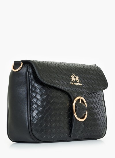 Γυναικείες Τσάντες Odelis Μαύρο ECOleather La Martina