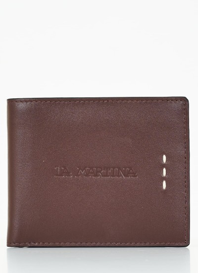 Men Wallets Premium.Cc Brown Leather Tommy Hilfiger