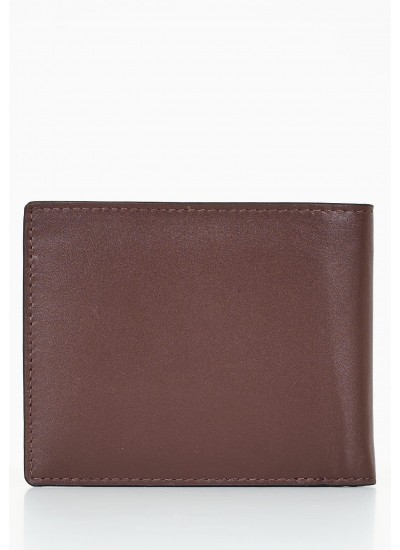 Men Wallets Pablo Brown Leather La Martina