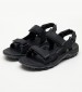 Men Flip Flops & Sandals Huntington Black Oily Leather Merrell