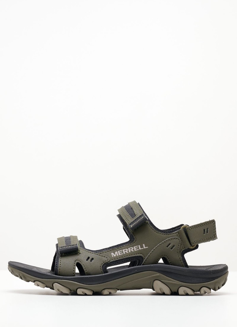 Merrell sport bottom leather sandals discount