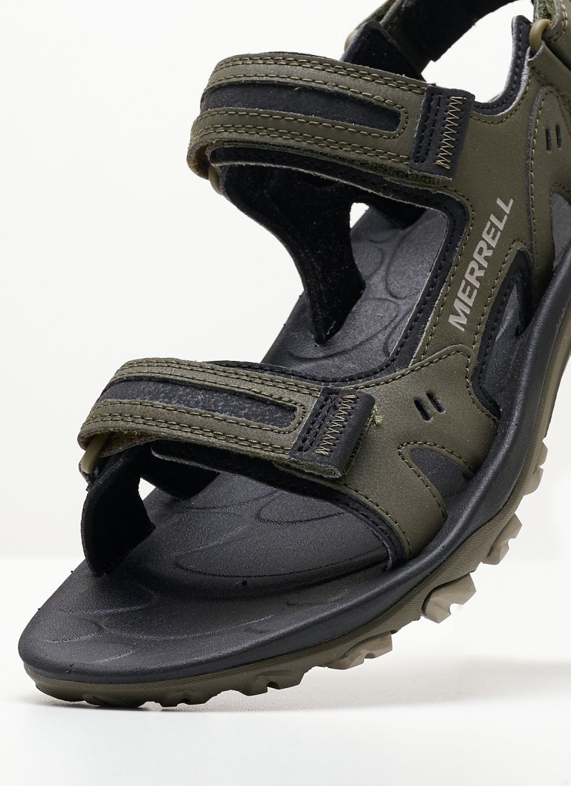Men Flip Flops Sandals from the Merrell brand Huntington Olive