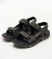 Men Flip Flops & Sandals Huntington Olive Oily Leather Merrell