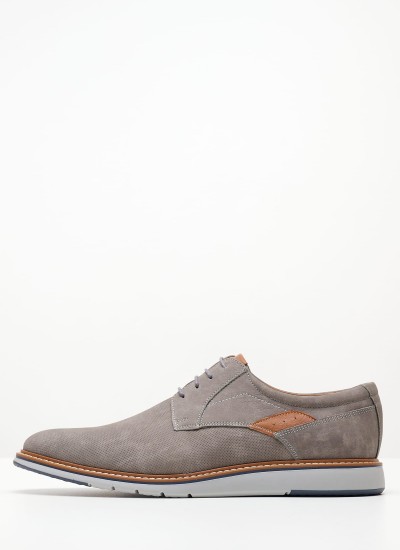 Men Shoes 2602 Grey Oily Leather Damiani