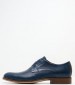 Men Shoes 2700 Blue Leather Damiani