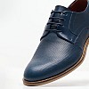 Men Shoes 2700 Blue Leather Damiani