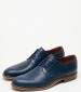 Men Shoes 2700 Blue Leather Damiani