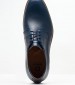 Ανδρικά Παπούτσια Δετά 2700 Μπλε Δέρμα Damiani