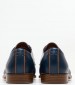 Men Shoes 2700 Blue Leather Damiani