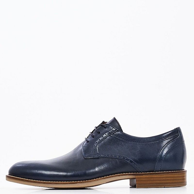Men Shoes 2701.N Blue Leather Damiani