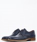 Men Shoes 2701.N Blue Leather Damiani