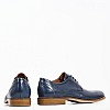 Men Shoes 2701.N Blue Leather Damiani Men Shoes 2701.N Blue Leather Damiani