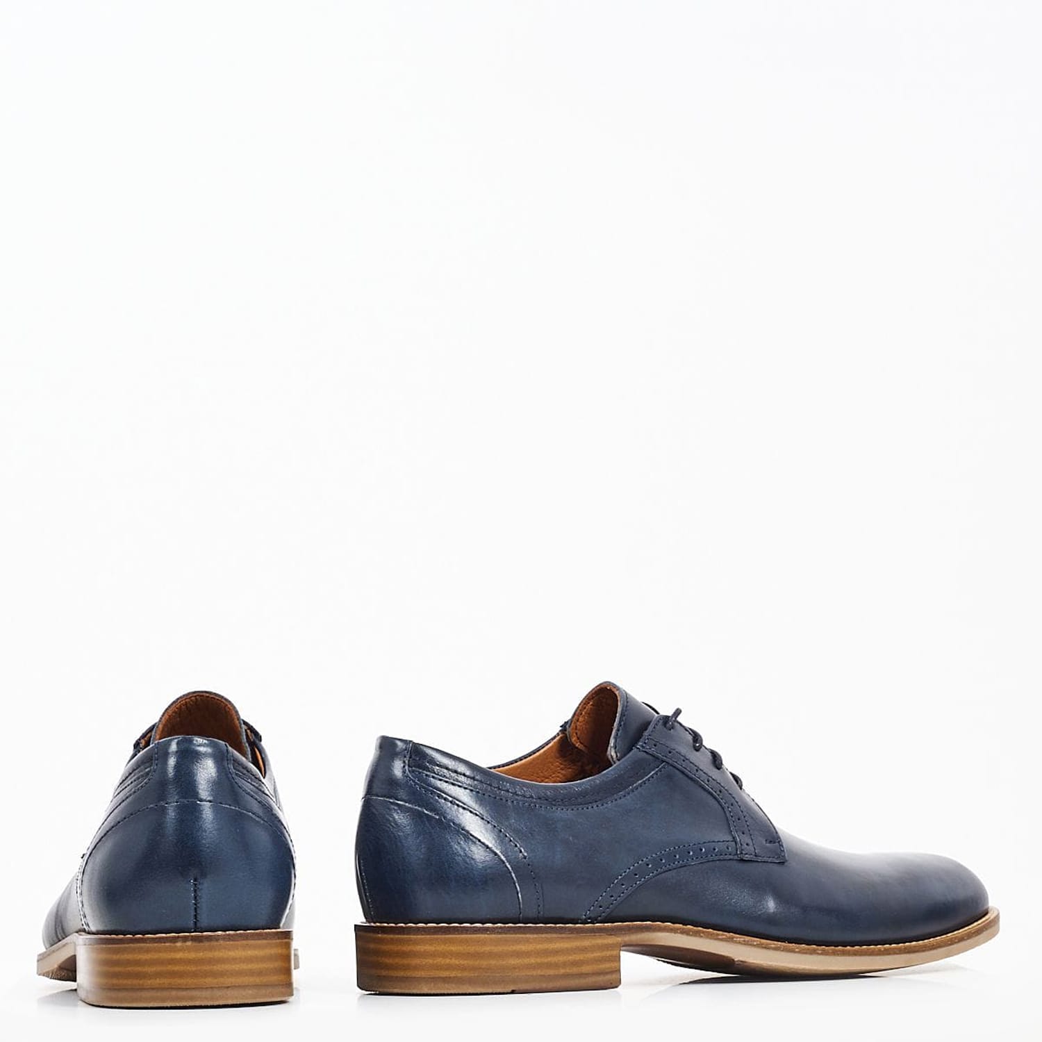 Men Shoes 2701.N Blue Leather Damiani Men Shoes 2701.N Blue Leather Damiani