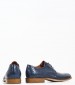 Men Shoes 2701.N Blue Leather Damiani