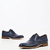 Men Shoes 2701.N Blue Leather Damiani Men Shoes 2701.N Blue Leather Damiani