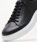 Men Casual Shoes 3402 Black Leather Damiani