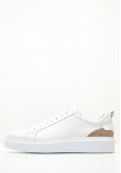 Men Casual Shoes 3402 White Leather Damiani